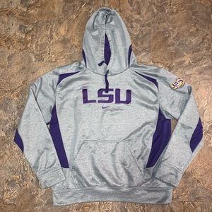 Lsu tigers therma fit hoody jacket pullover champs